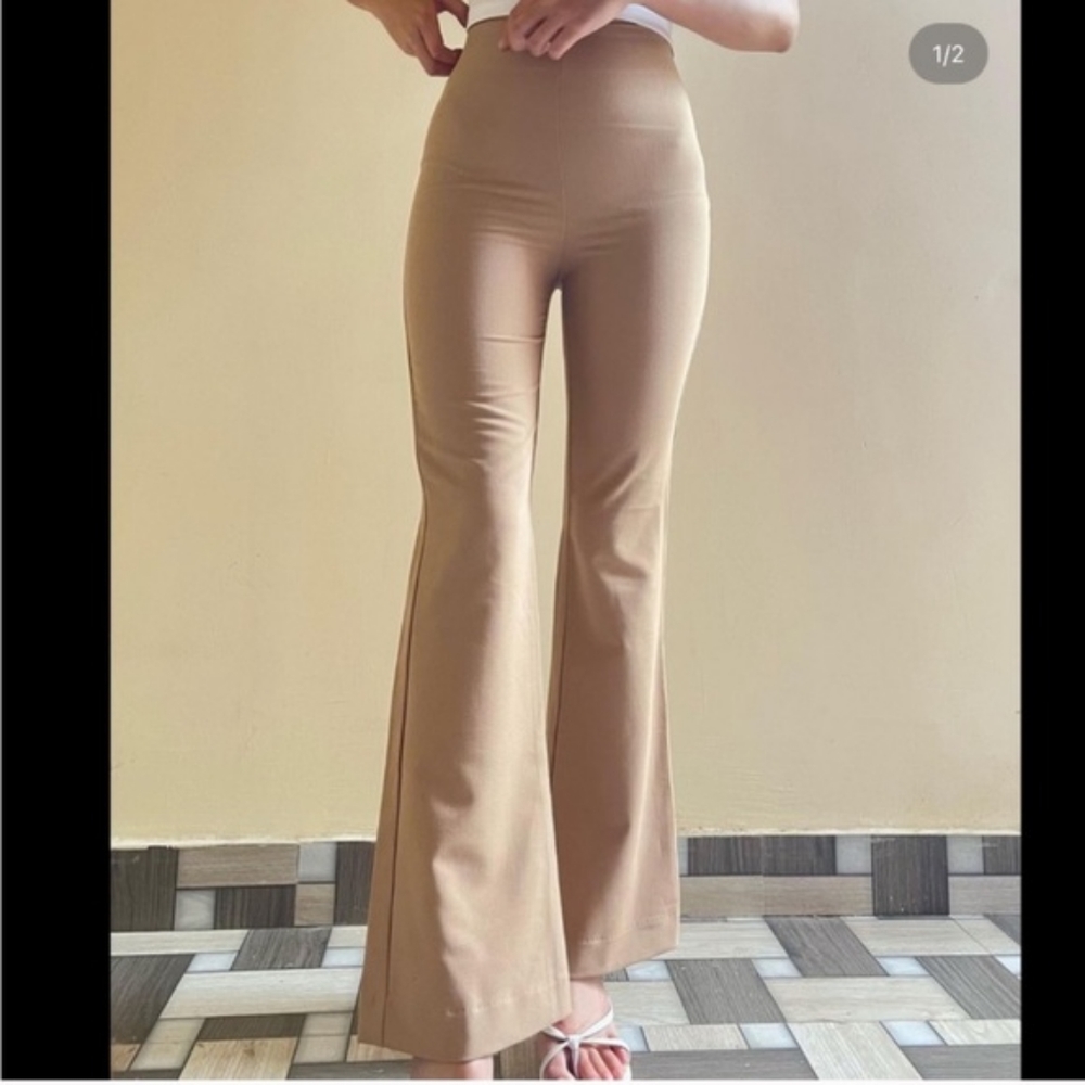 H&M Flared Tan Pant